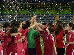 U-19 qızlar Liqasının qalibləri mükafatlandırılıb (fotoreportaj)