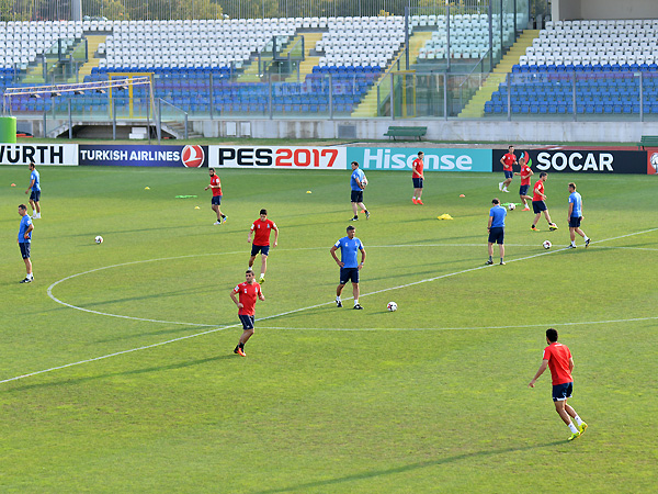 National team’s open training for media. San Marino (photos)