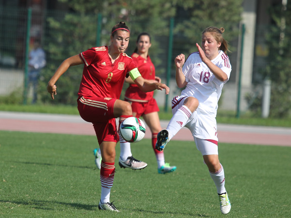 AÇ U-19 Qızlar: İspaniya - Latviya (fotoreportaj)