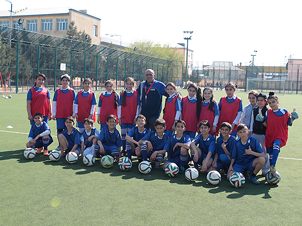 "Football lessons at schools": School № 201 (photos)