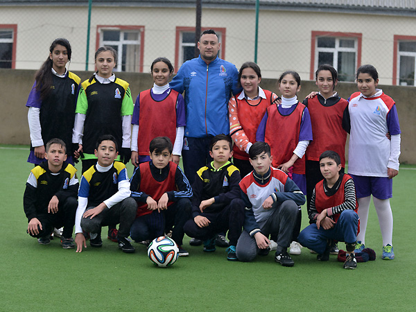 "Football lessons at schools": School № 65 (photos)
