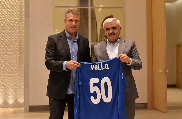 AFFA President congratulated Vali Gasimov