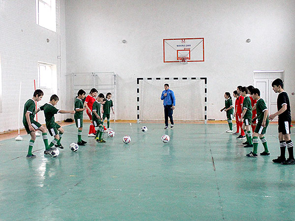 “Football lesson in schools” started in Shaki (photos)