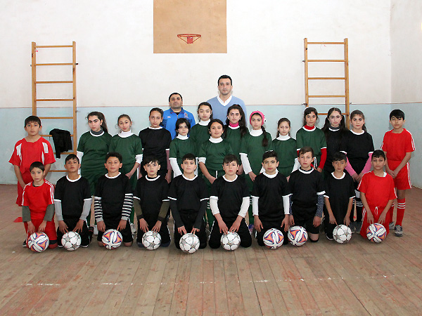 “Football lesson in schools” started in Gayidish settlement (photos)