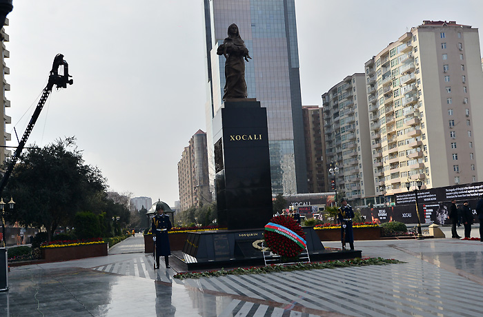 The Khojaly Genocide Memorial was visited (photos)
