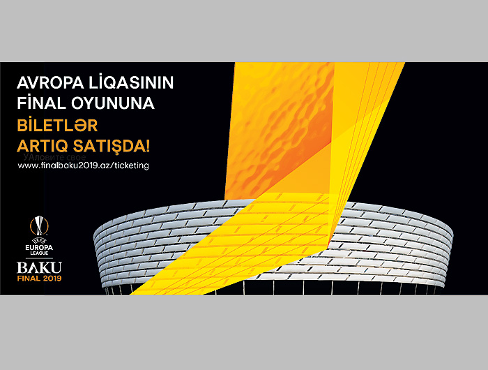  37,500 tickets available to general public for 2019 UEFA Europa League final in Baku 
