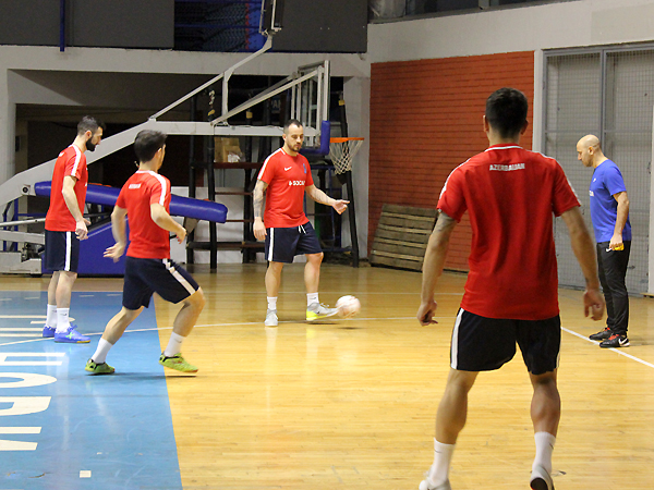 Futsal team’s training in Serbia (photos)