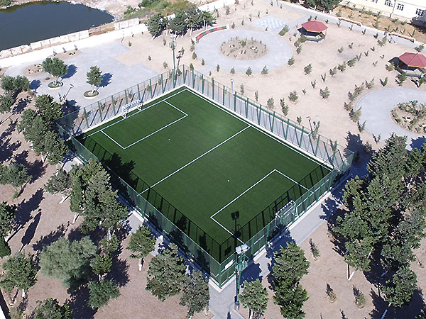 Two more pitches with artificial turf in Baku (photos)