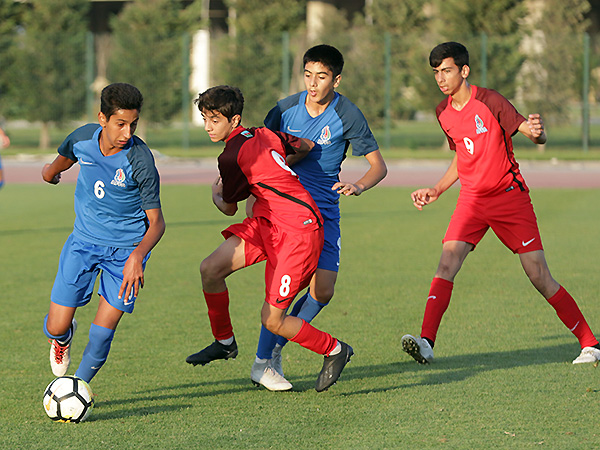 Selection match played by U-16 (photo)