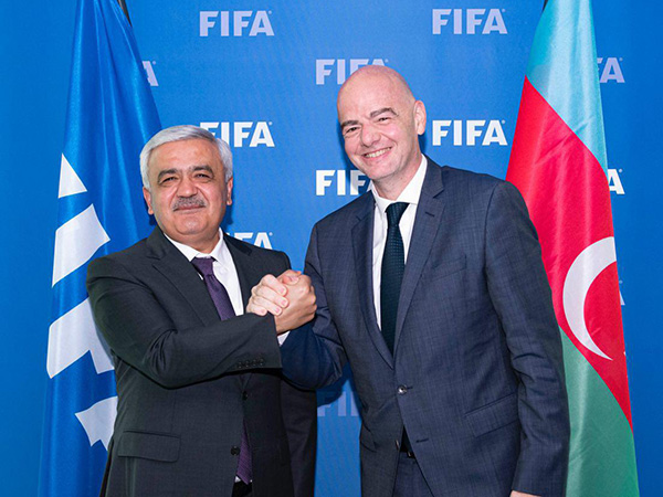 AFFA və FİFA prezidentləri görüşüb (foto)