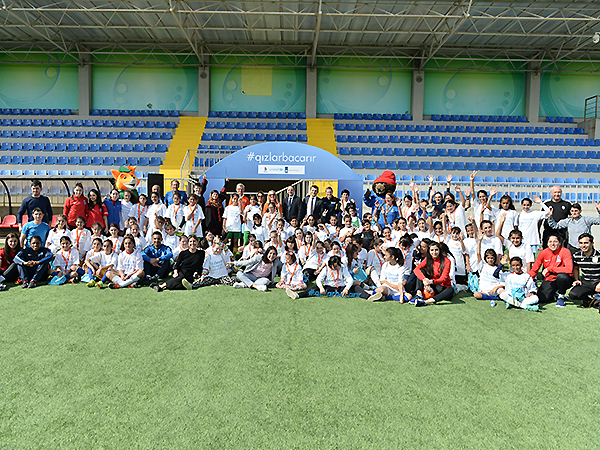 "Qızlar Bacarır” futbol festivalı keçirilib (fotoreportaj)