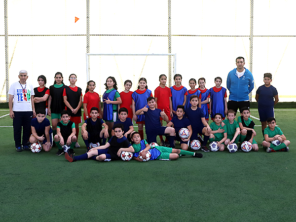 "Football lessons at schools": School № 200 (photos)