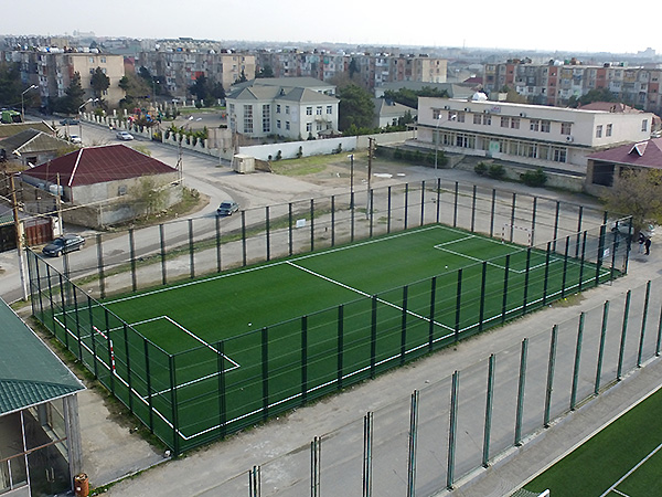 Artificial pitch in Bina settlement (photo+video)