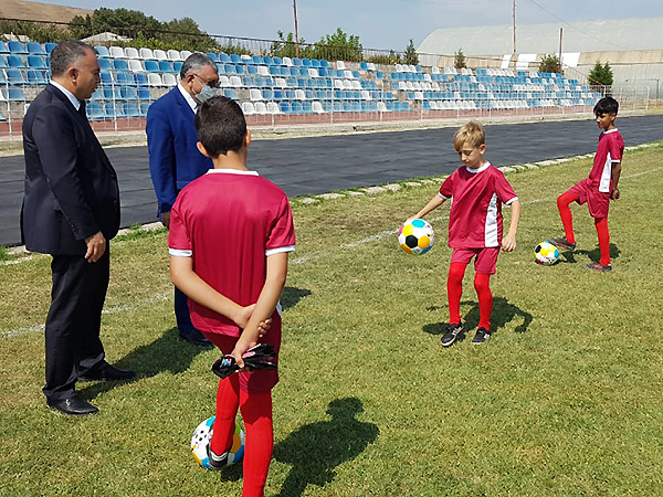 "Let's develop sports in villages" project in Siyazan 