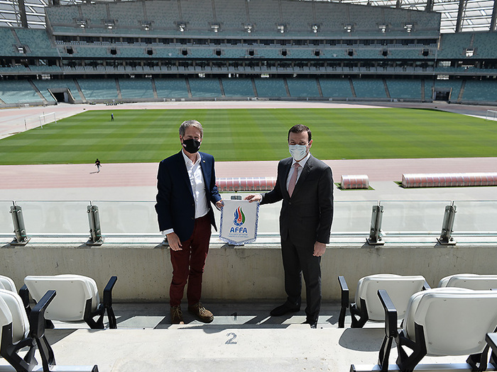 Bakı Olimpiya Stadionunda səfirlə görüş