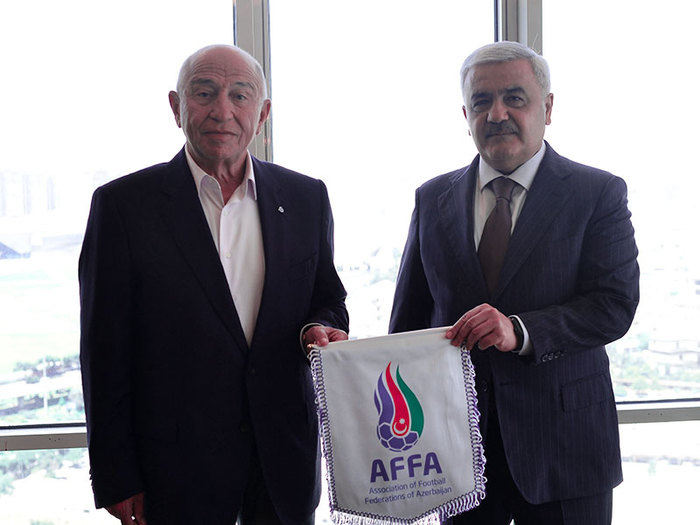 AFFA və TFF prezidentləri görüşüb (fotolar)