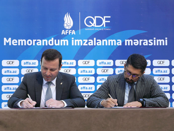 AFFA və Qarabağ Dirçəliş Fondu arasında Memorandum imzalandı -