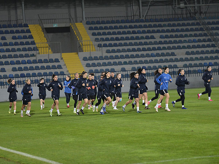 Training session of Azerbaijan Women's team (photos)