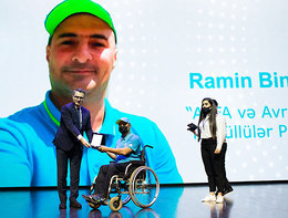 Ramin Binnatov was elected the volunteer of the year in the social sphere
