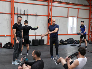 Hakimlər üçün məşq keçirilib (fotolar)