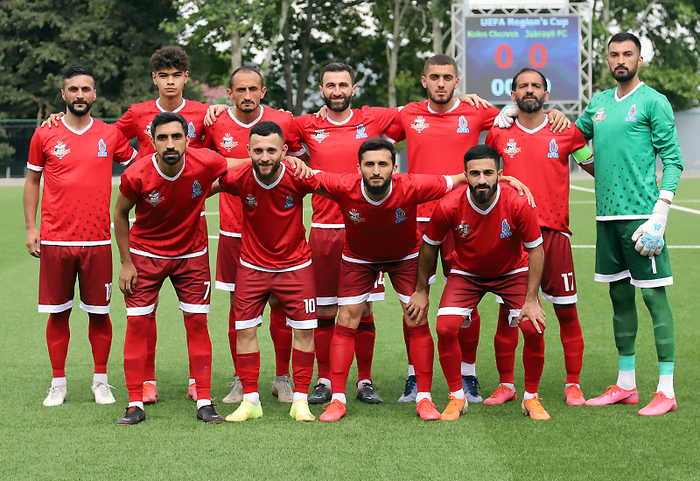 Azerbaijan team played the first match (photos)