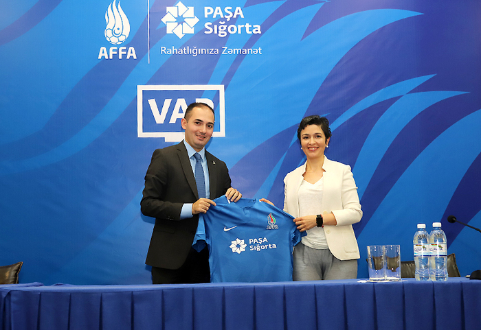 AFFA və "PAŞA Sığorta" arasında VAR sisteminin sponsorluğu ilə bağlı müqavilə imzalanıb (fotolar)