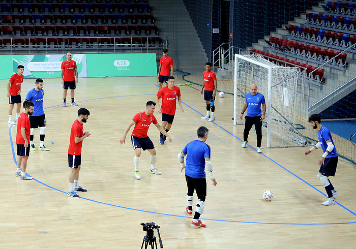 The open for media training session the futsal team (photos) 