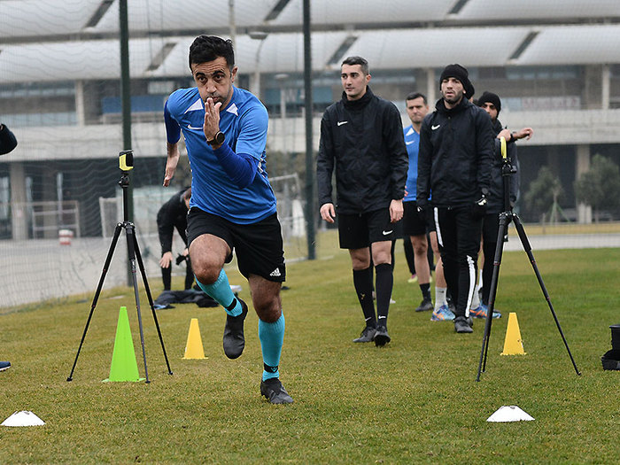 The referees gave a fitness test (photos)
