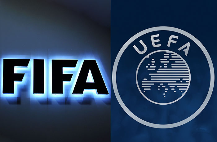 Condolences from FIFA and UEFA