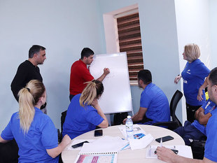 “Playmakers” layihəsi çərçivəsində seminar keçirilib (fotolar)
