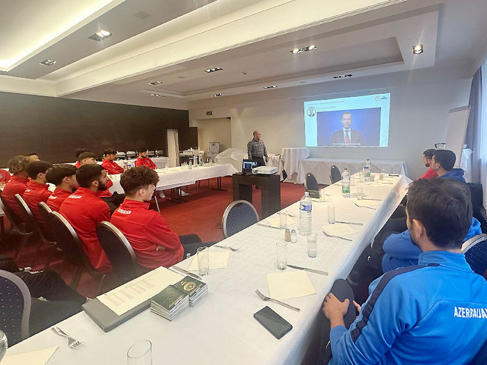 A seminar on match fixing was held for the members of the national team (photos)  