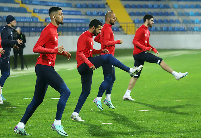 Open training of the national team for media (photos)