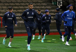 Open training of the national team for the press. Belgium, Brussels (photos)
