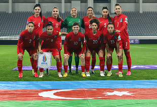 Azerbaijan women’s team qualified for League B