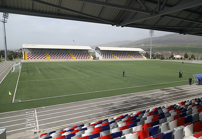Aghsu City Stadium was inspected (photos)