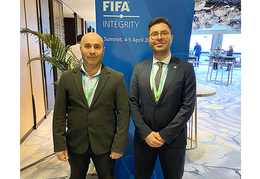 Seymur Salimli attends the FIFA Integrity Summit