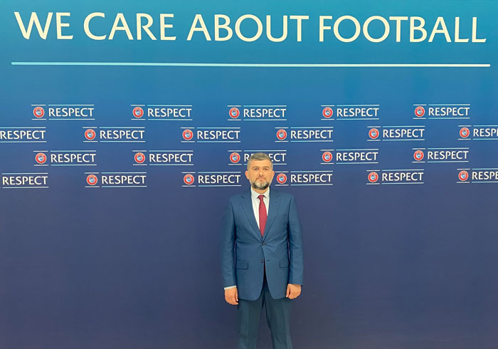Elchin Mammadov attended the UEFA meeting}