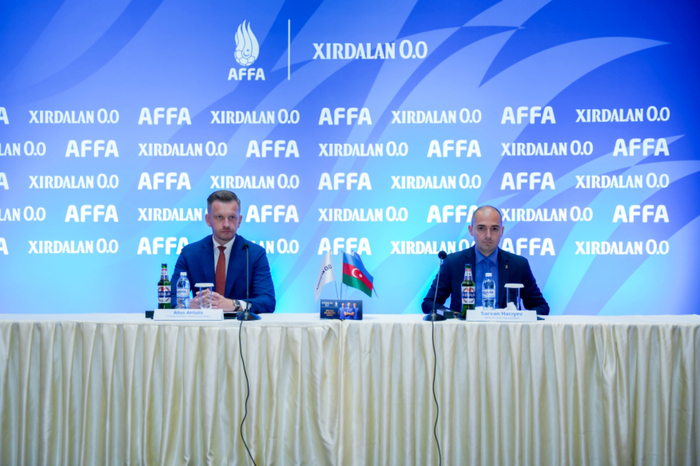AFFA və “Carlsberg Azerbaijan” arasında sponsorluq müqaviləsi imzalanıb (fotolar)}
