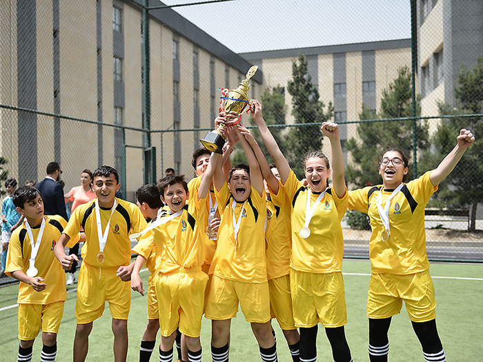 Minifutbol turnirinin qalibi müəyyənləşib (fotoreportaj)
