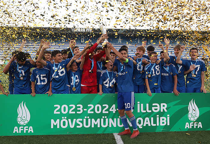 AFFA U-14 Liqasının qalibləri mükafatlandırılıblar (fotoreportaj)