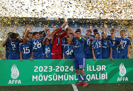 AFFA U-14 Liqasının qalibləri mükafatlandırılıblar (fotoreportaj)