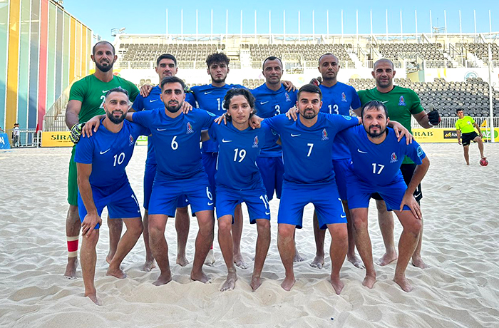 The Beach Soccer team lost with the minimum score