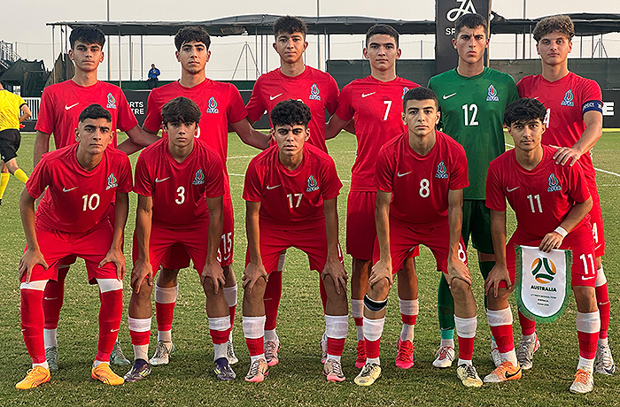 Millimiz (U-17) Avstraliya yığması ilə heç-heçə edib