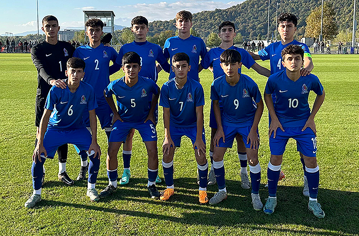 Azerbaijan Under-15 team played against Turkey