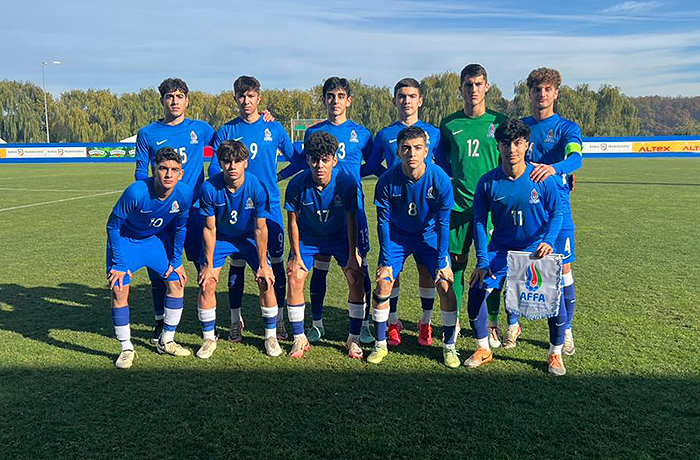 Azerbaijan U-17 team played a draw match