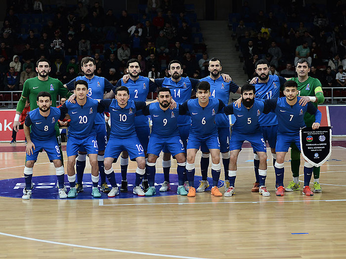 The futsal team’s match against Greece ended in a draw