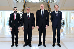 İlham Əliyev “Barselona” Futbol Klubunun prezidentini qəbul edib