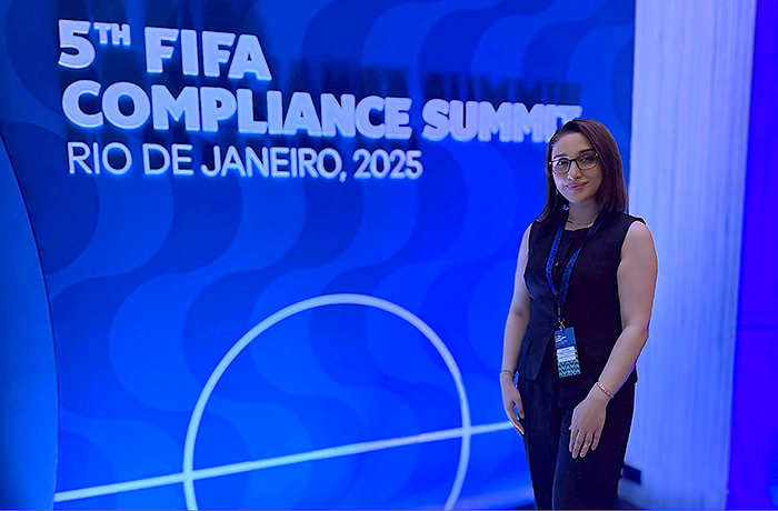 An AFFA official is at FIFA Summit