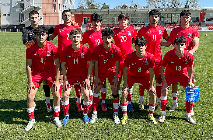 U-17 UEFA İnkişaf Turnirində sonuncu oyununu keçirdi