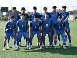 The Under-16 team to play the second friendly match today